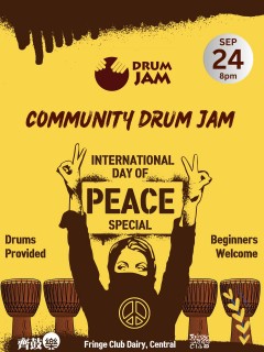 Community Drum Jam - Peace Day Special
